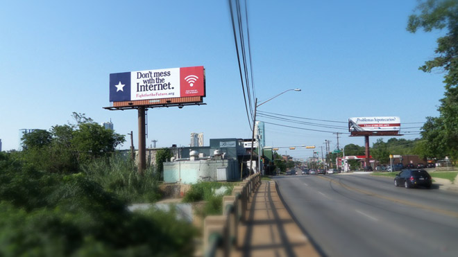 Don't mess with the Internet. Billboard!